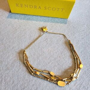 Kendra Scott Gold Multi-Strand Necklace